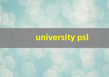 university psl